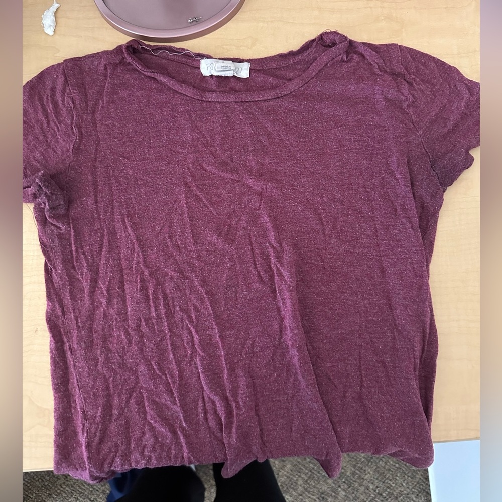 Purple Cropped top